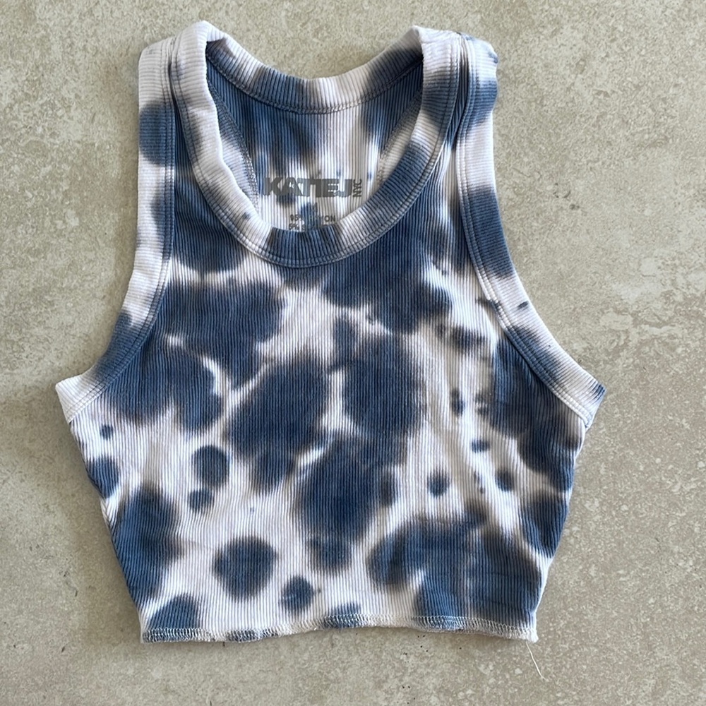 Katie J NYC Livi ribbed cropped tank